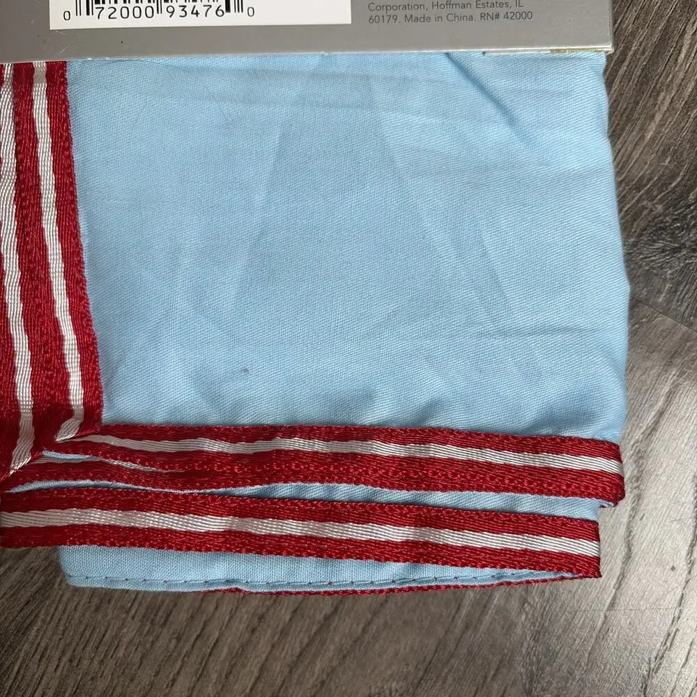 New Lot Of 5 Martha Stewart Train Peppermint Cotton Fabric Napkins 19 x 19 (10)